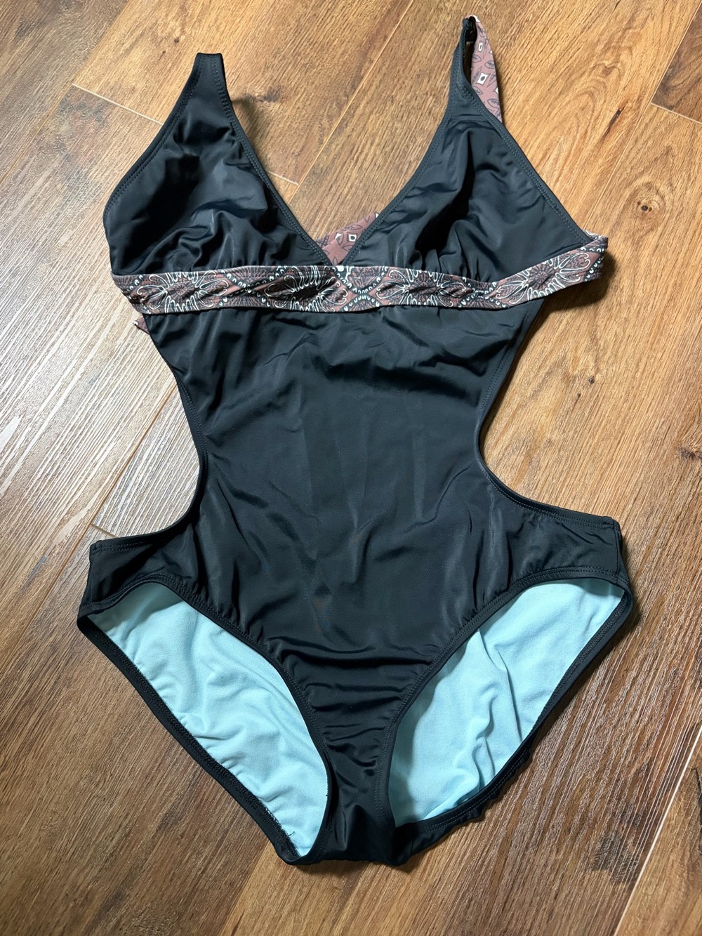 Athleta one piece monokini black size L
